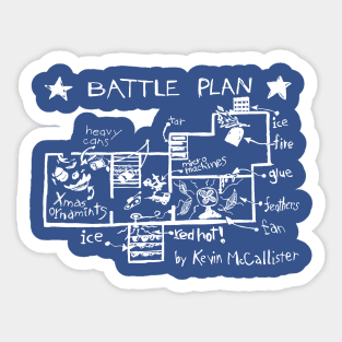 Kevin's Battle Plan Sticker
